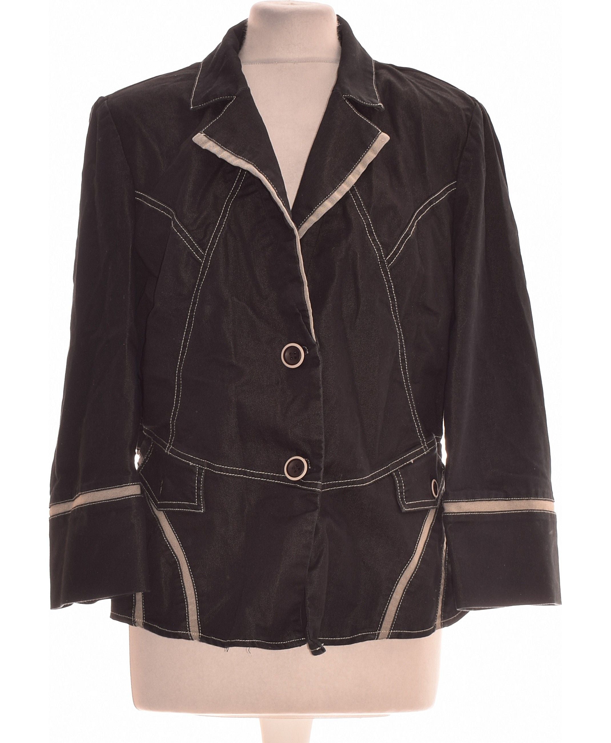 Veste Christine Laure Noire Taille 44 Neuve Très élégante - Style Chic