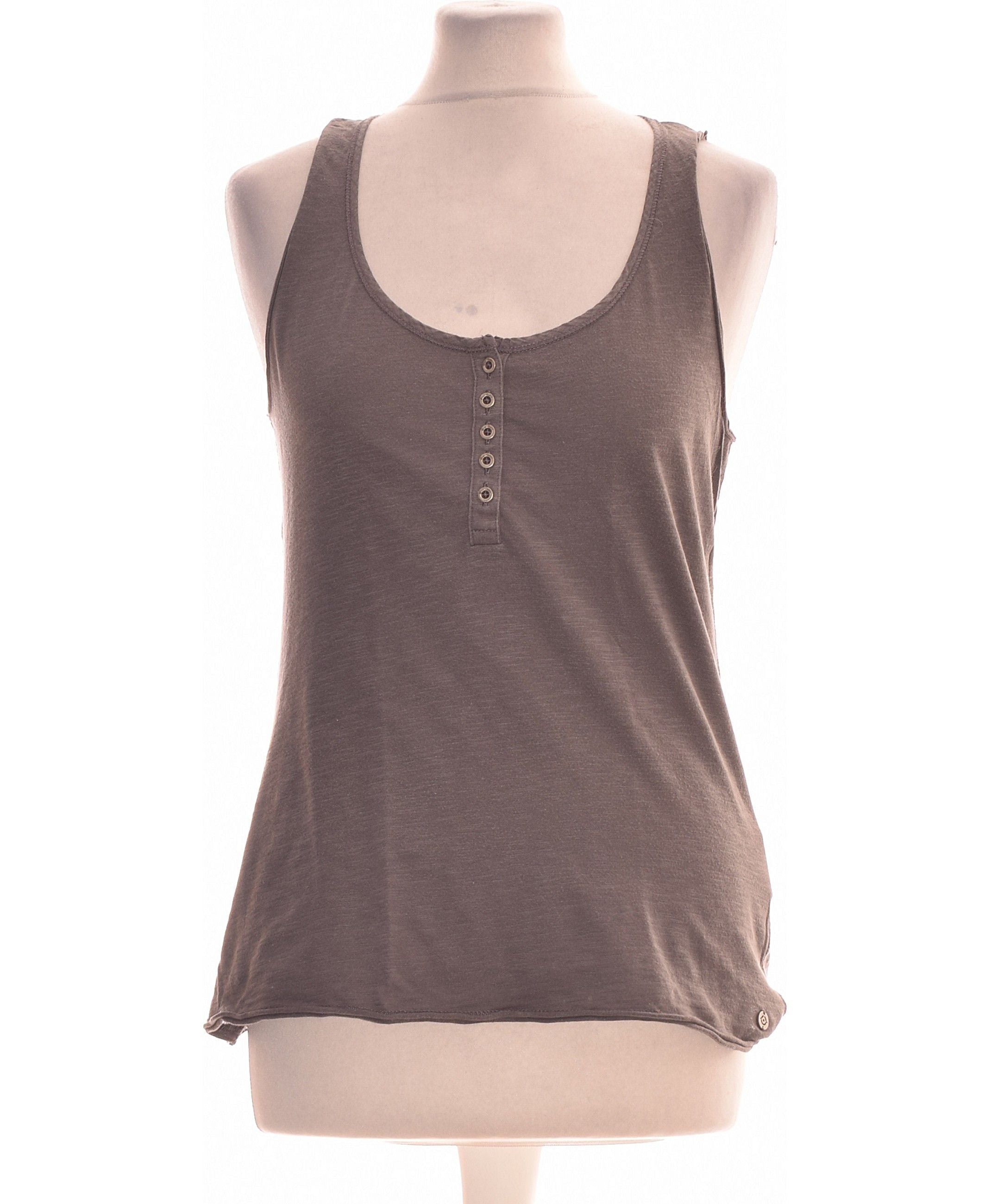 TOP FEMME BONOBO BLANC/CRÈME DENTELLE MOTIFS - TAILLE XS (34/36) - ÉTAT PARFAIT
