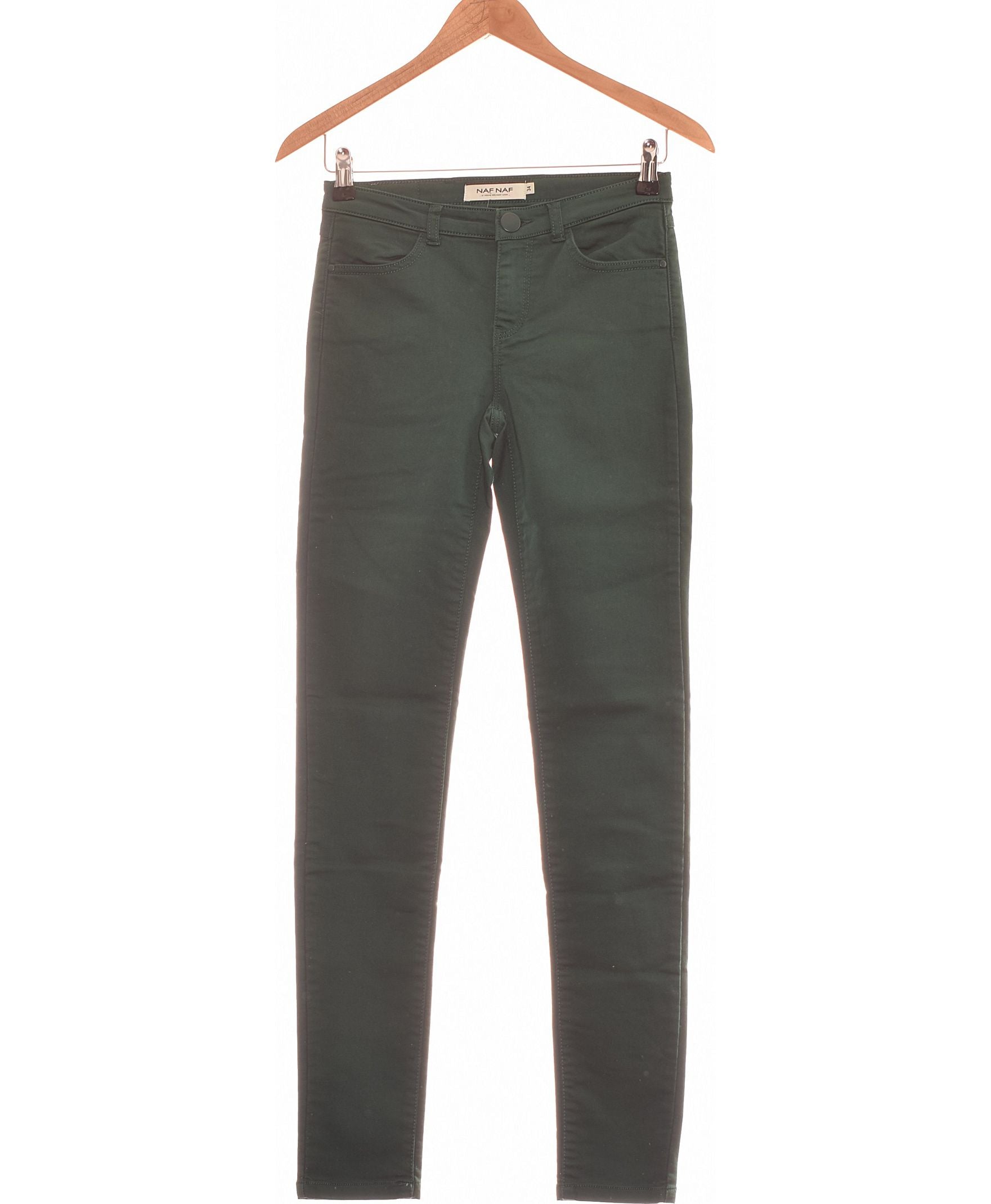 Pantalon Femme Naf Naf En Lin Marron Clair – Taille 36 – Coupe Droite – Occasion TB