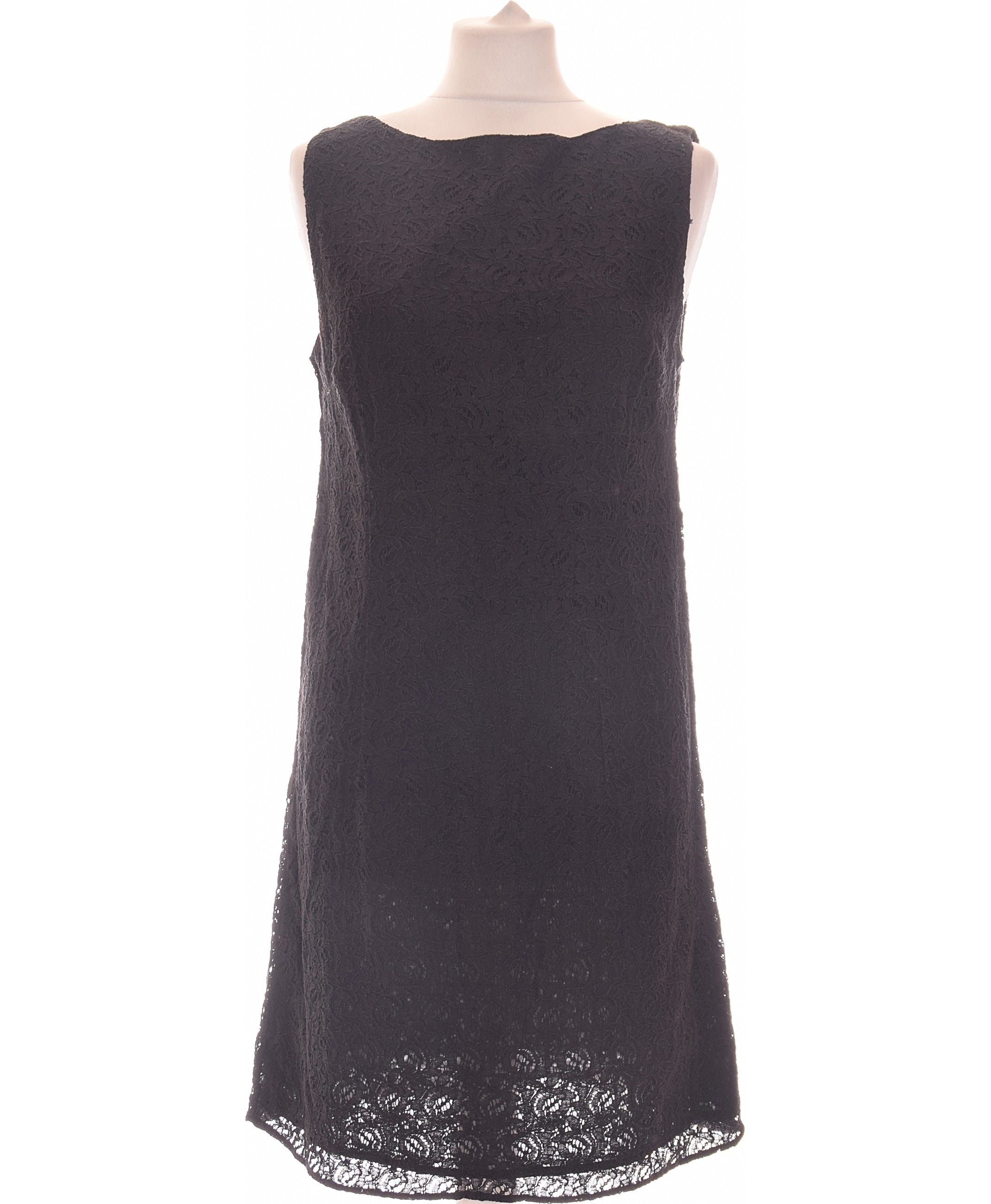 Robe noire doublée sous la jupe Taille M CAMAIEU