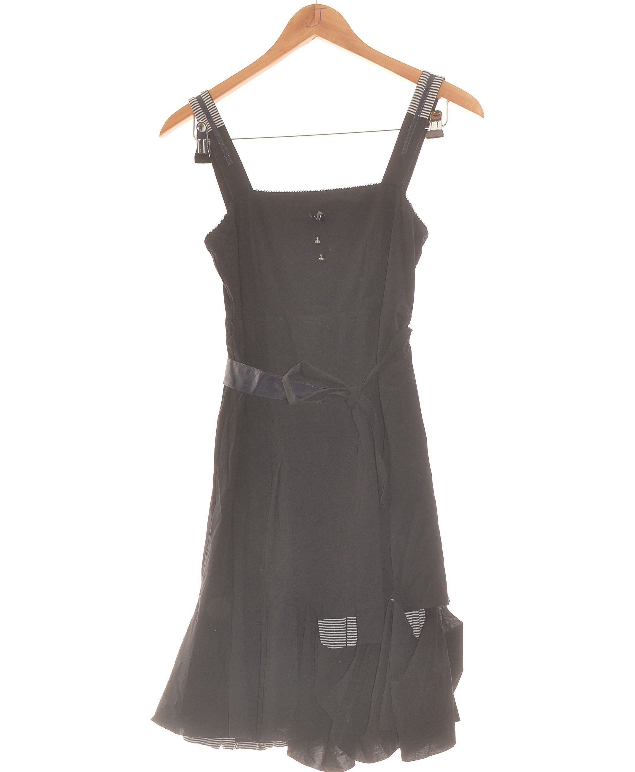 Robe Noire La Mode Est à Vous - Taille 34/36, Longueur Genou, Manches Longues - Neuf
