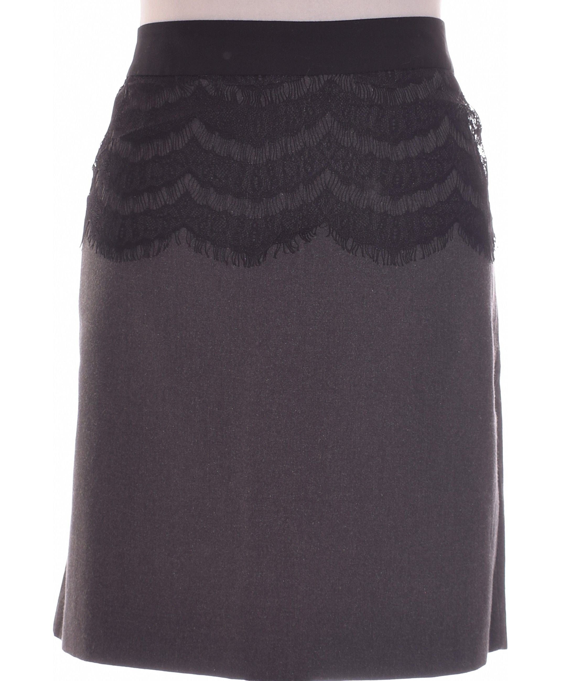 Jupe Femme Camaïeu En Velours Côtelé Marron – Taille 38, Coupe Regular
