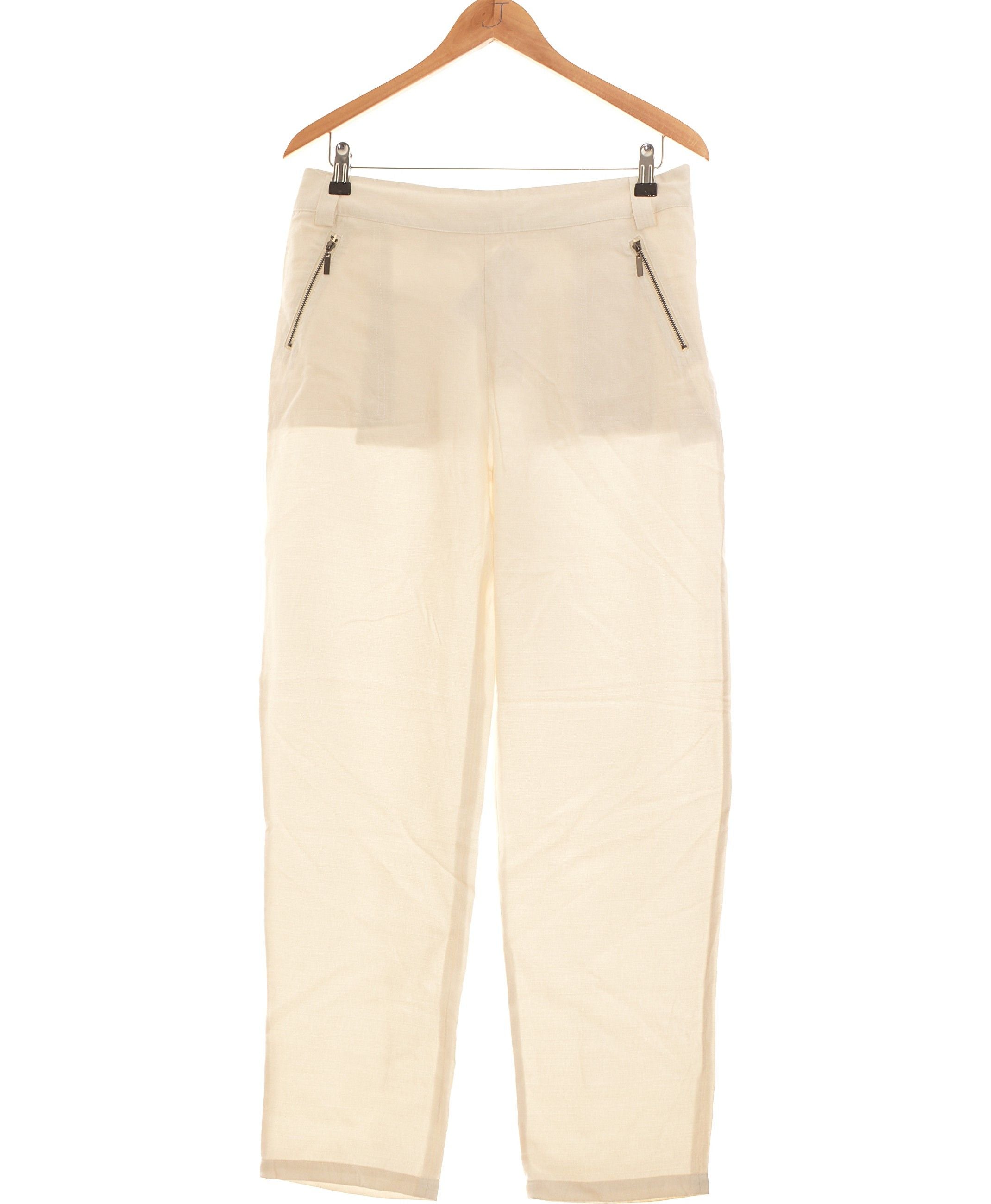 Pantalon Femme Jacqueline Riu Taille 38 - Brun Chiné - Très Bon état
