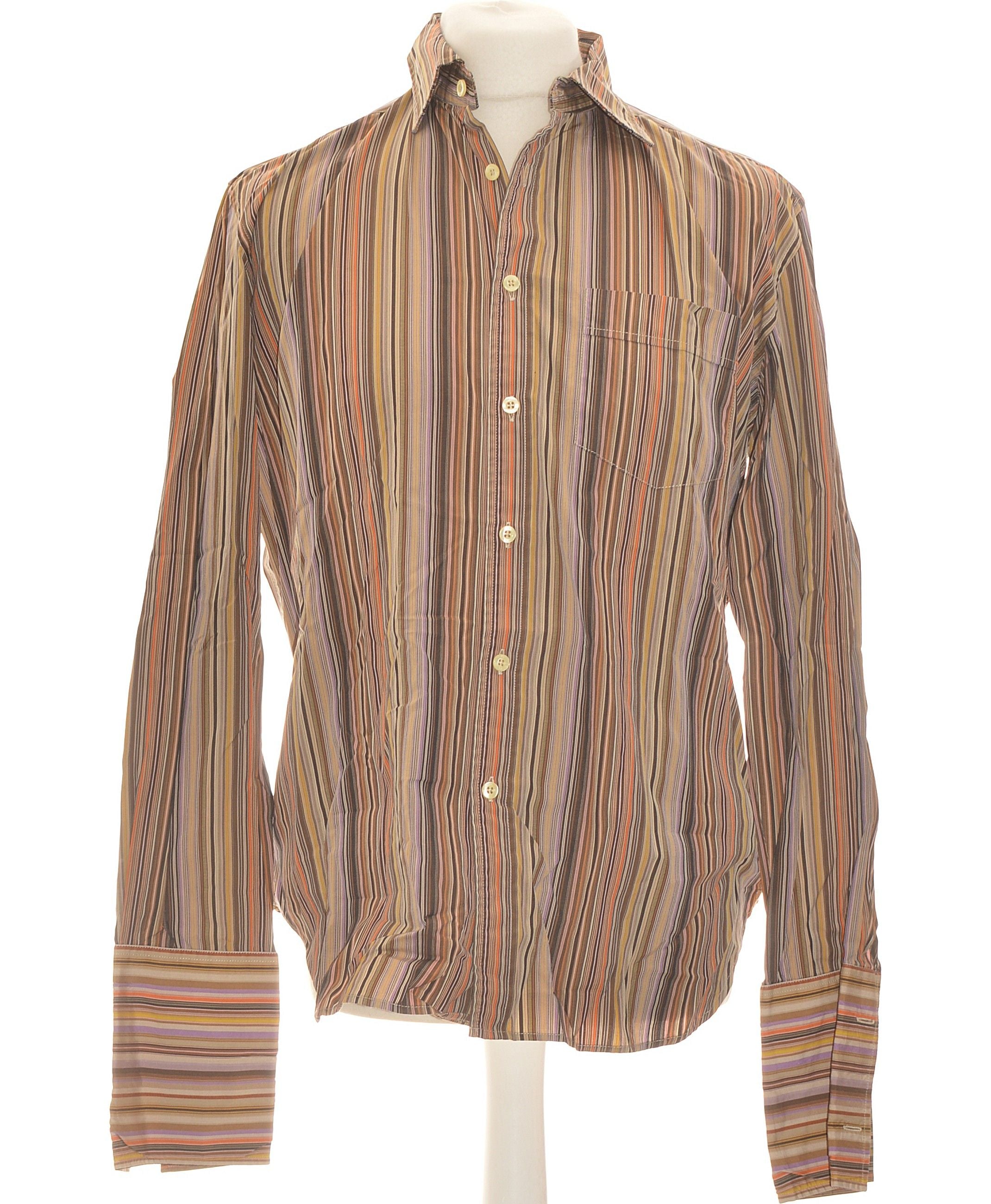 Chemise Paul Smith Homme - Manches Longues, Coton, Taille L (17 1/2) - Occasion