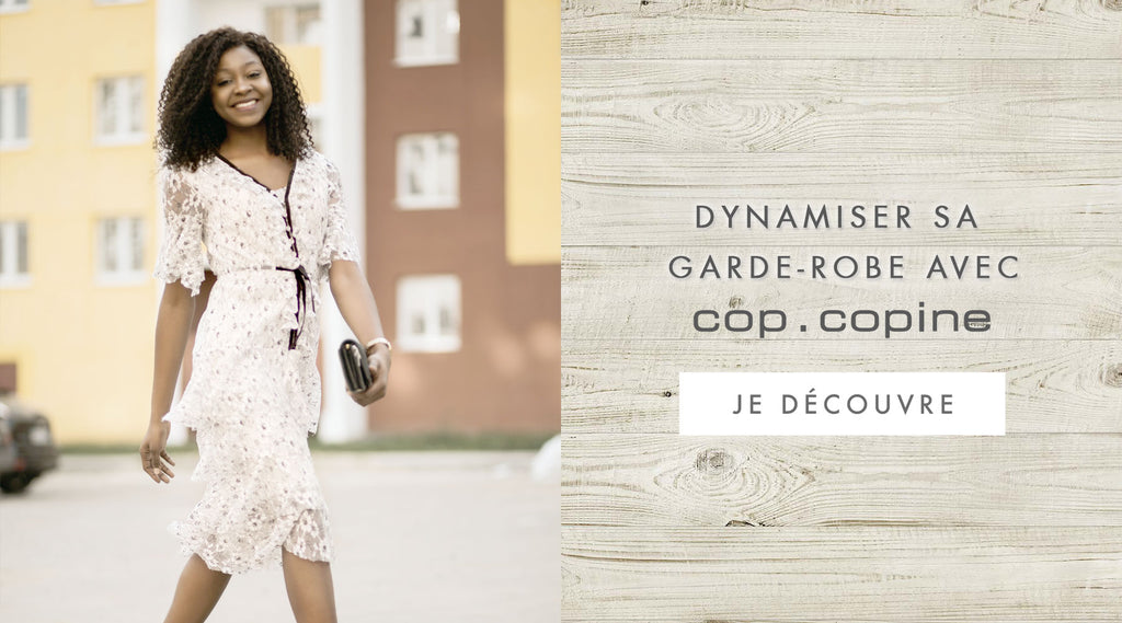 Robe Fantaisie Taupe Cop Copine - Taille 38 - Modèle Camoza - Bi-matière - Occasion Très Bon état