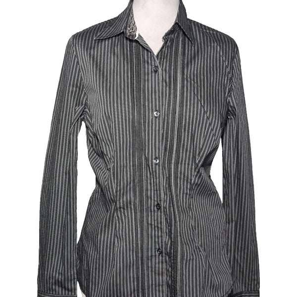 Chemise Rayée Verte Finamore Napoli - Slim - (2018030128 Chemise Rayée Verte Finamore Napoli - Slim - (2018030128