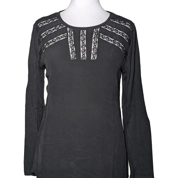 T-shirt Manches Longues Gérard Darel Marron - Taille 36, 100% Coton - Occasion Très Bon état