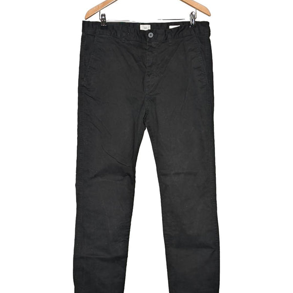 Jupe H&M Genou Taille 42 - Coton 60%, Style Crayon, Gris, Occasion Très Bon état