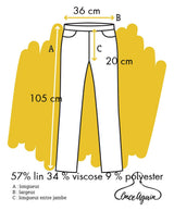 186827 Pantalons et pantacourts CAMAIEU Occasion Vêtement occasion seconde main