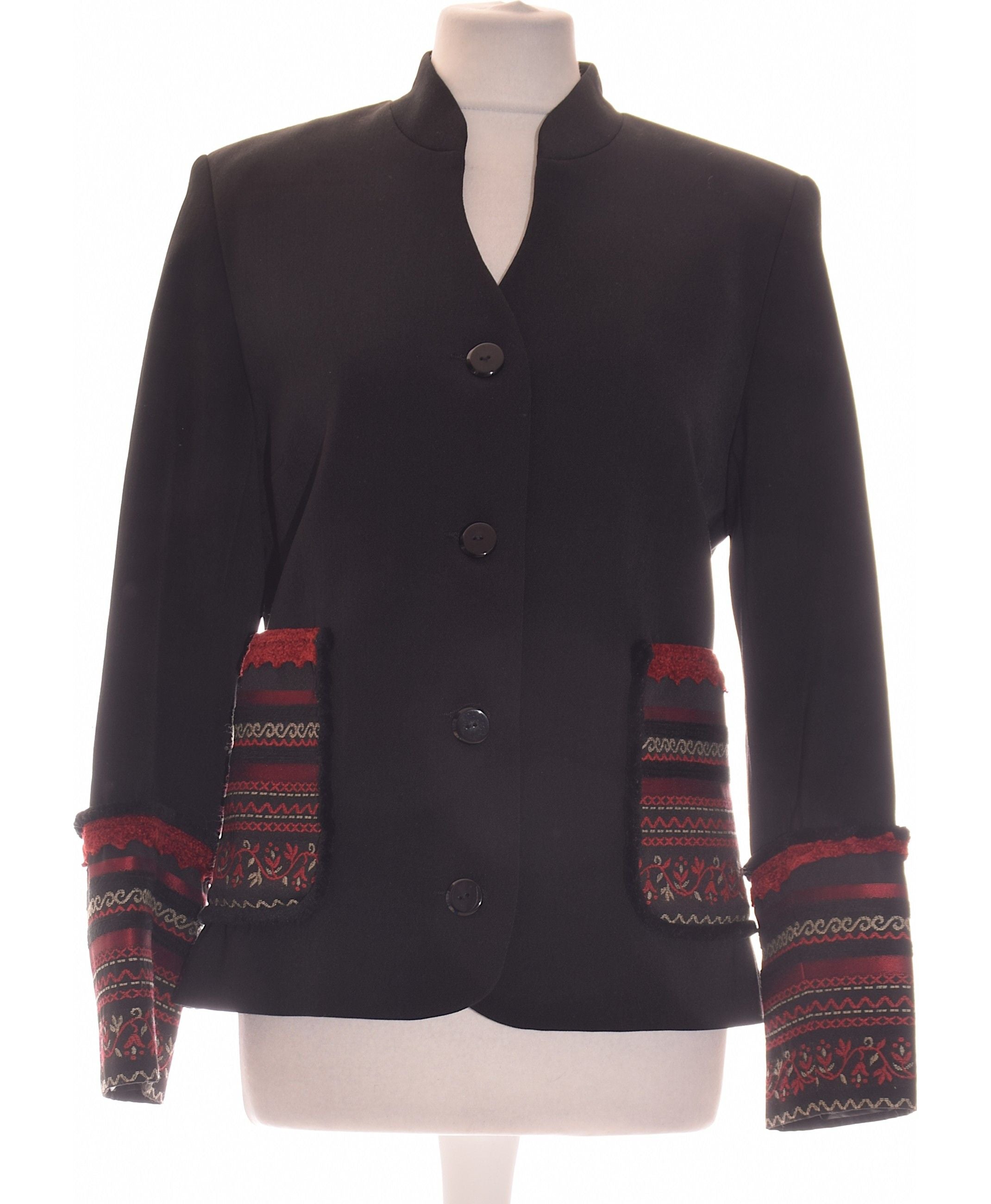 Veste Christine Laure Noire Taille 44 - Occasion En Très Bon état, Doublure Polyester - Coupe Classique